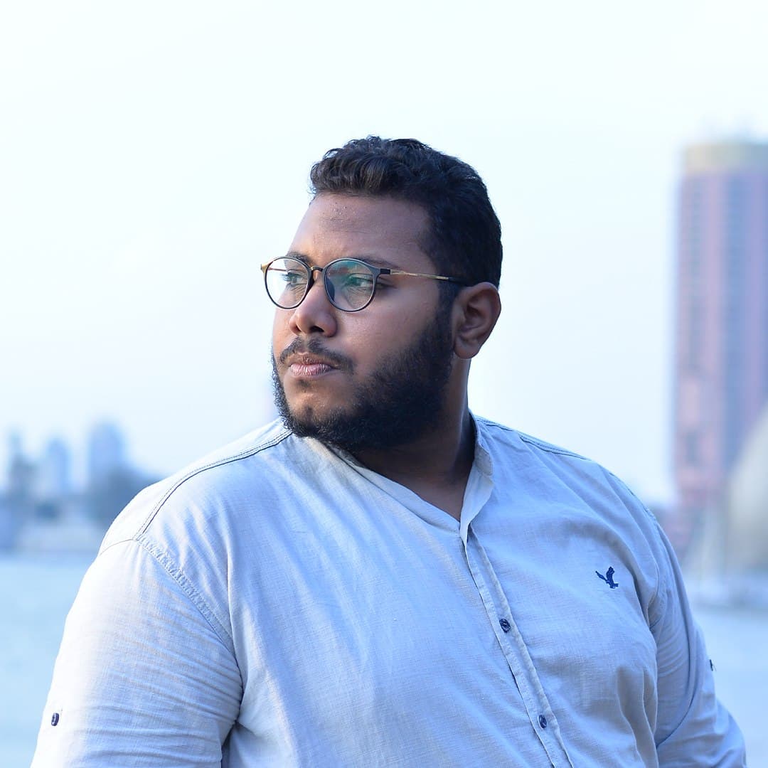 Grayscale portrait of Abdallah Salam